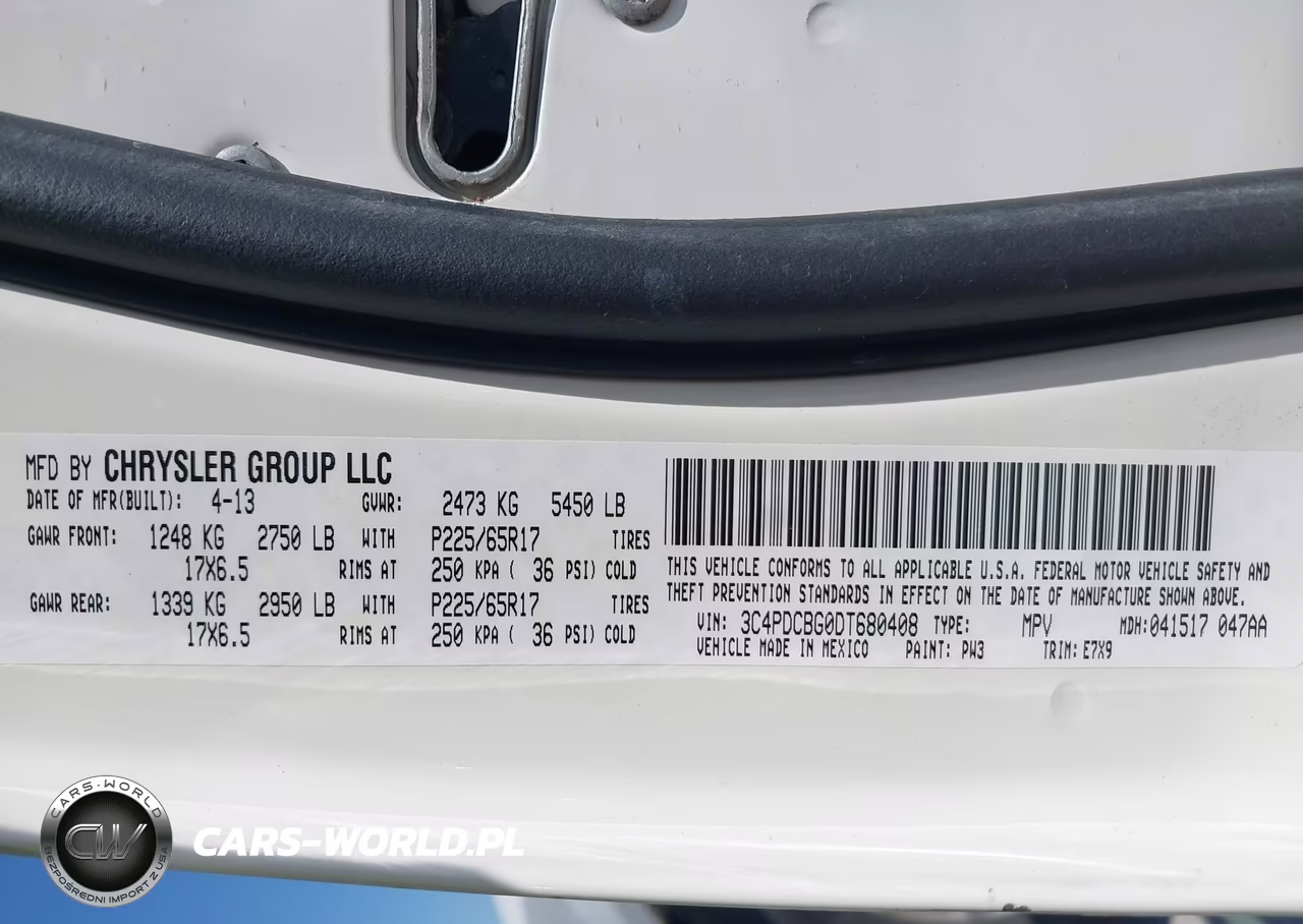 2013 Dodge Journey Sxt VIN:3C4PDCBG0DT680408 - 9