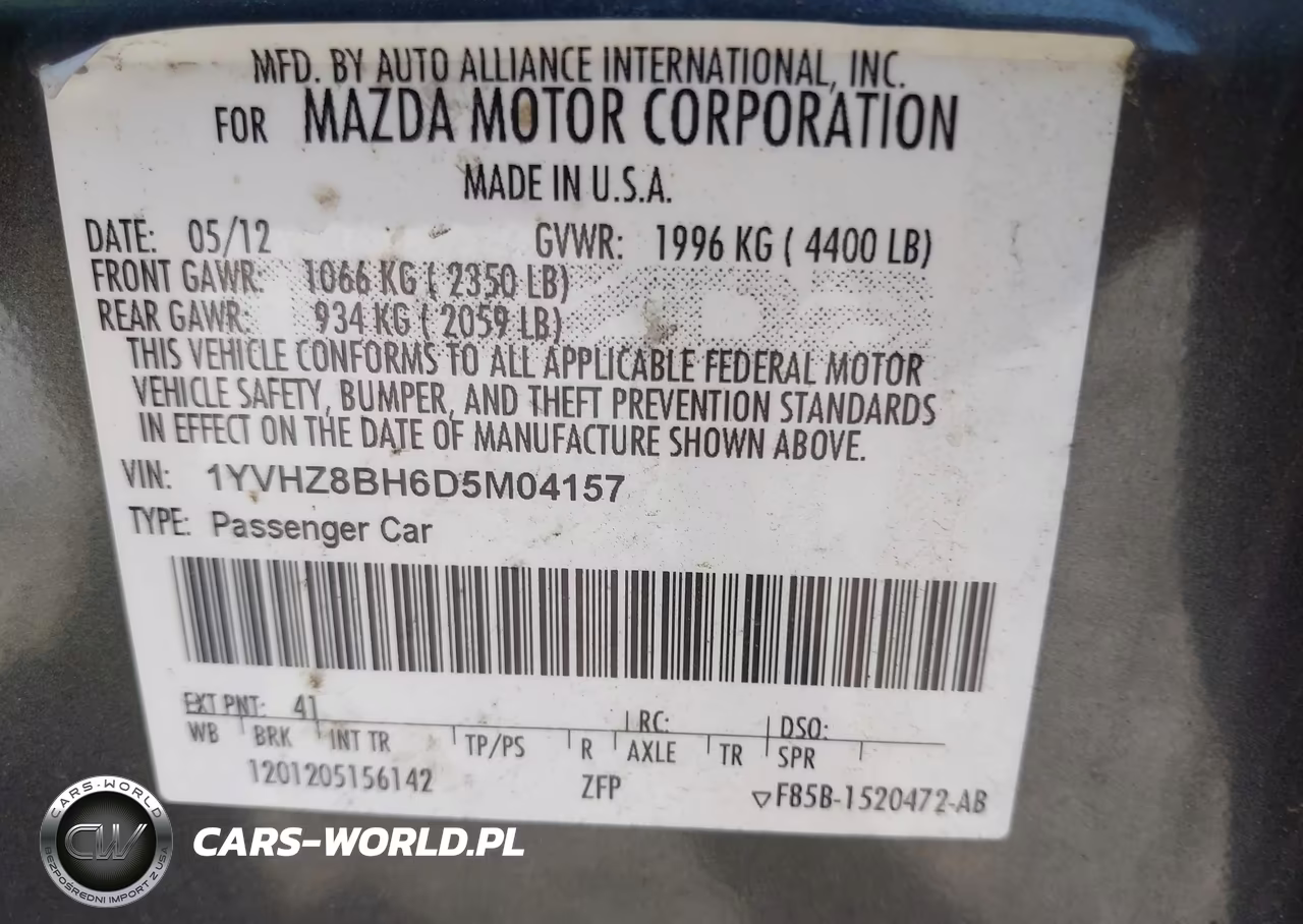 2013 Mazda Mazda6 I Sport VIN:1YVHZ8BH6D5M04157 - 9