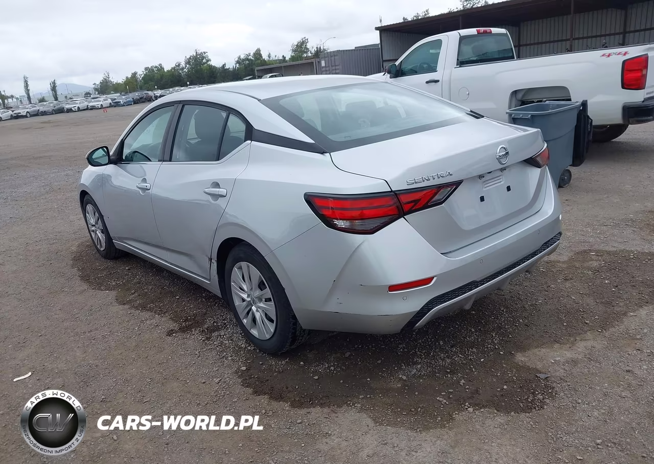 2022 Nissan Sentra S Xtronic Cvt VIN:3N1AB8BV1NY274510 - 3