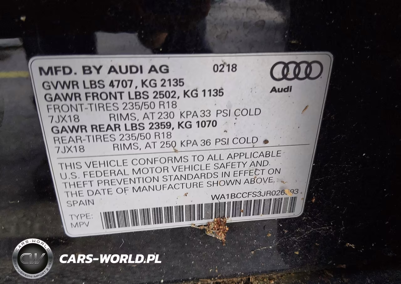 2018 Audi Q3 2.0T Premium-2.0T Sport Premium VIN:WA1BCCFS3JR026593 - 9