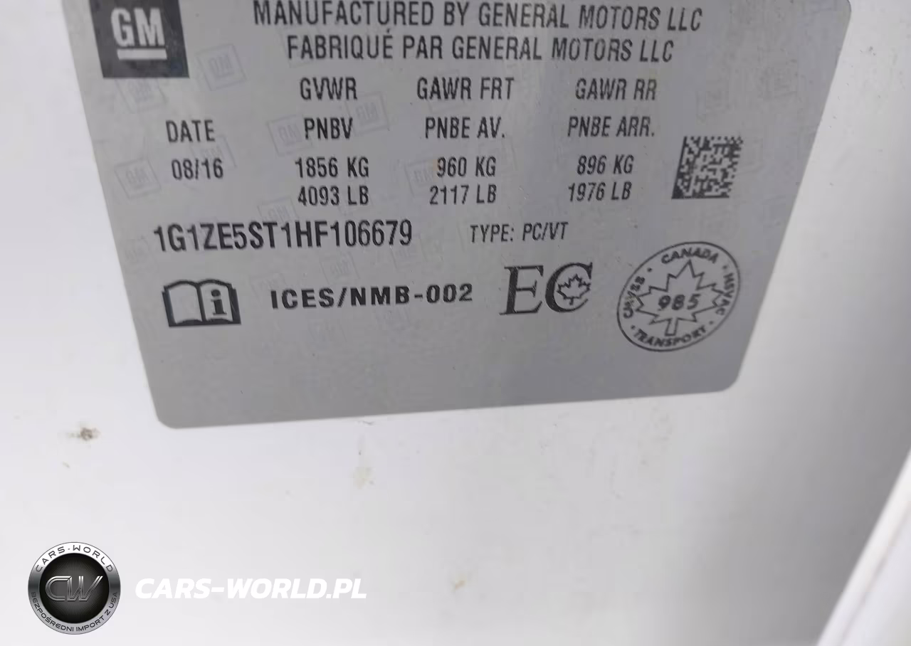 2017 Chevrolet Malibu 1Lt VIN:1G1ZE5ST1HF106679 - 9