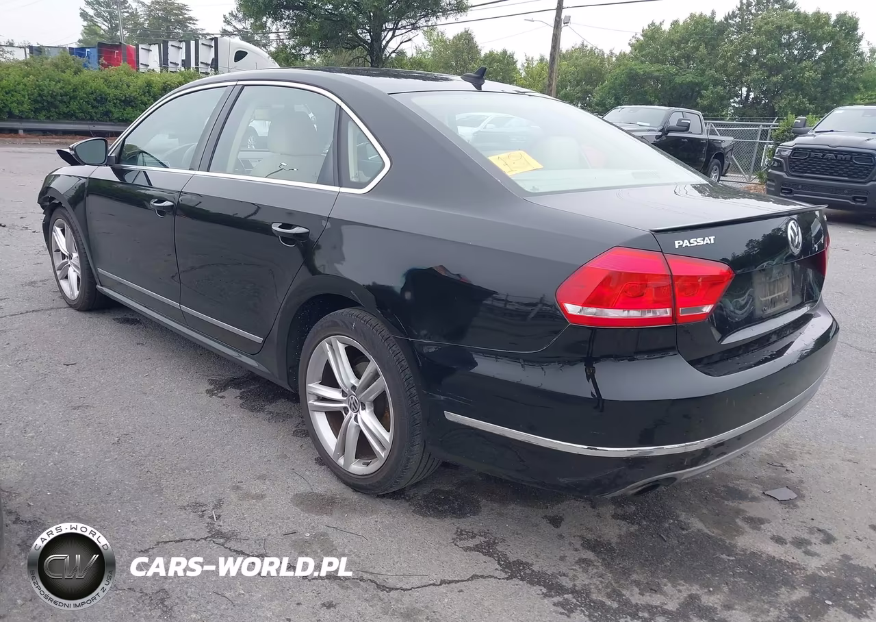 2012 Volkswagen Passat 3.6L V6 Sel Premium VIN:1VWCM7A38CC012237 - 3