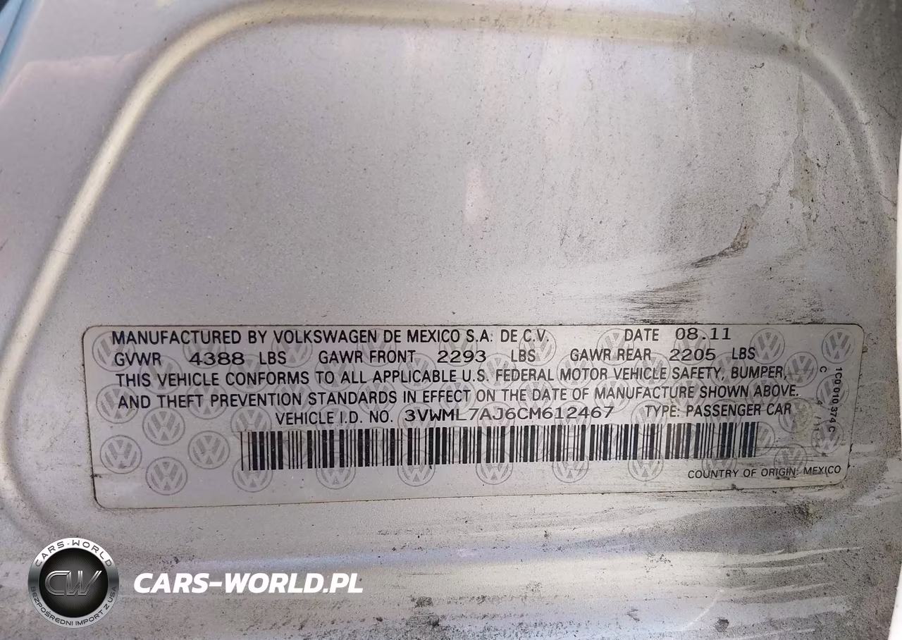 2012 Volkswagen Jetta Sportwagen 2.0L Tdi VIN:3VWML7AJ6CM612467 - 9