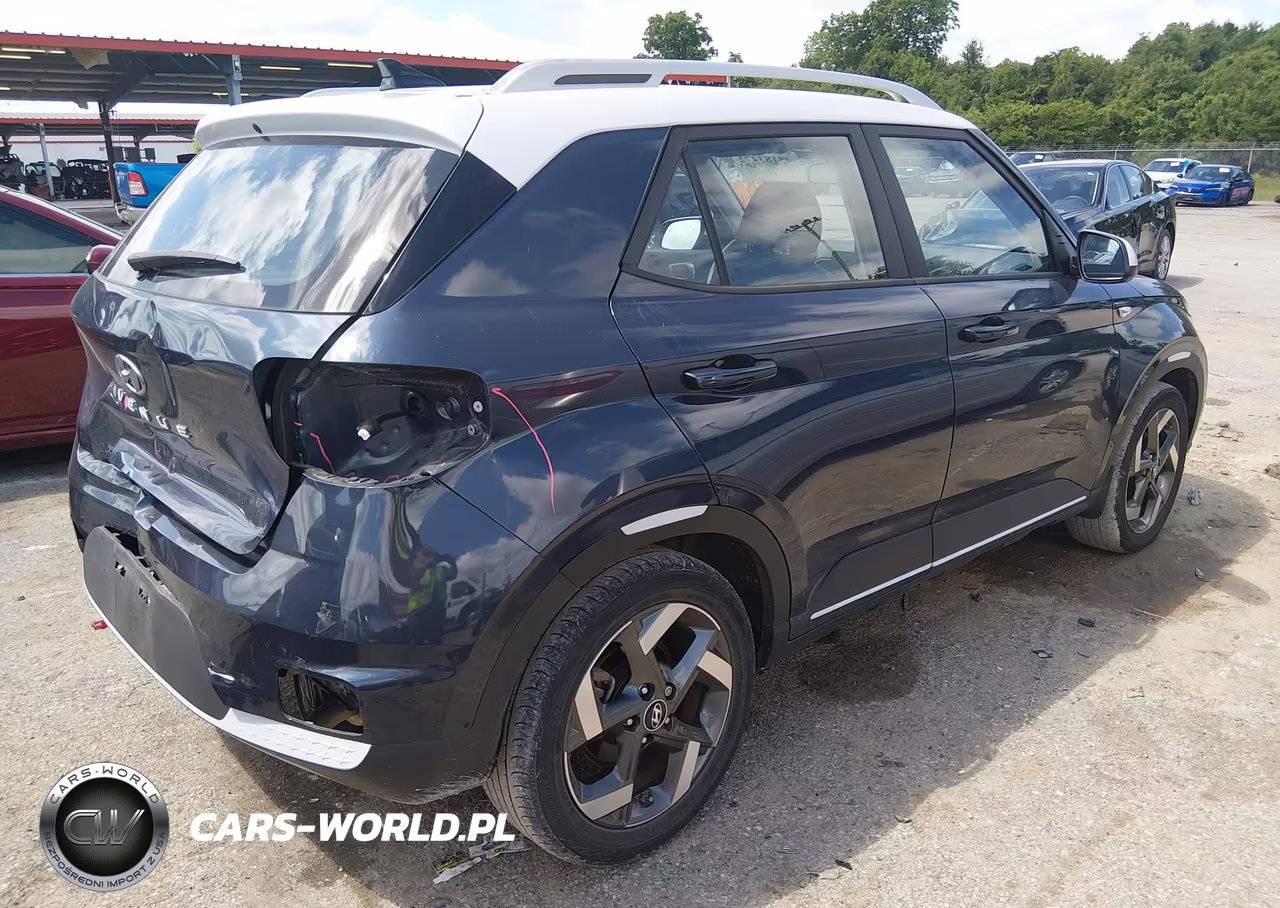 2021 Hyundai Venue Denim VIN:KMHRC8A33MU089448 - 4