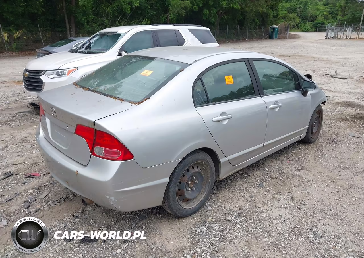 2008 Honda Civic Lx VIN:1HGFA16578L071000 - 4