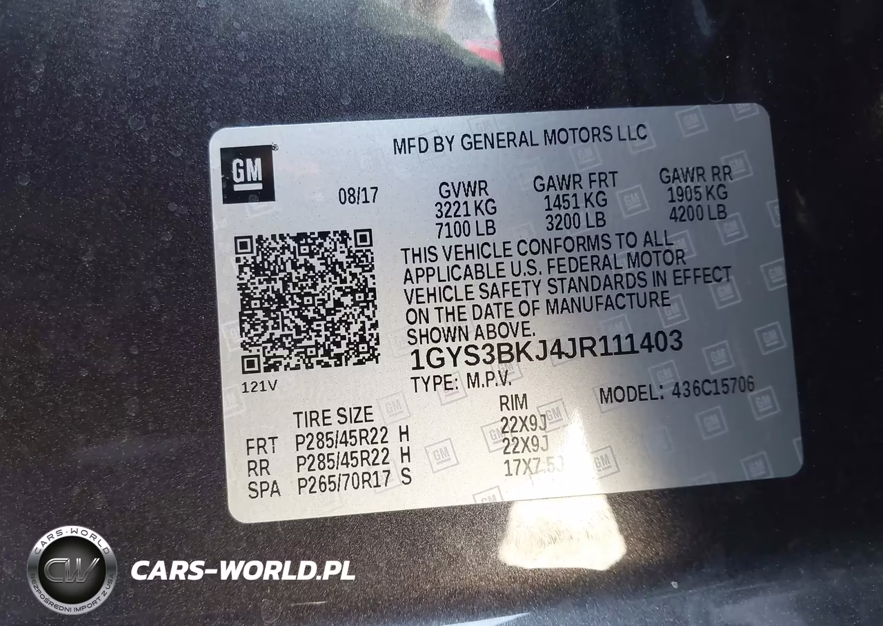 2018 Cadillac Escalade Luxury VIN:1GYS3BKJ4JR111403 - 9