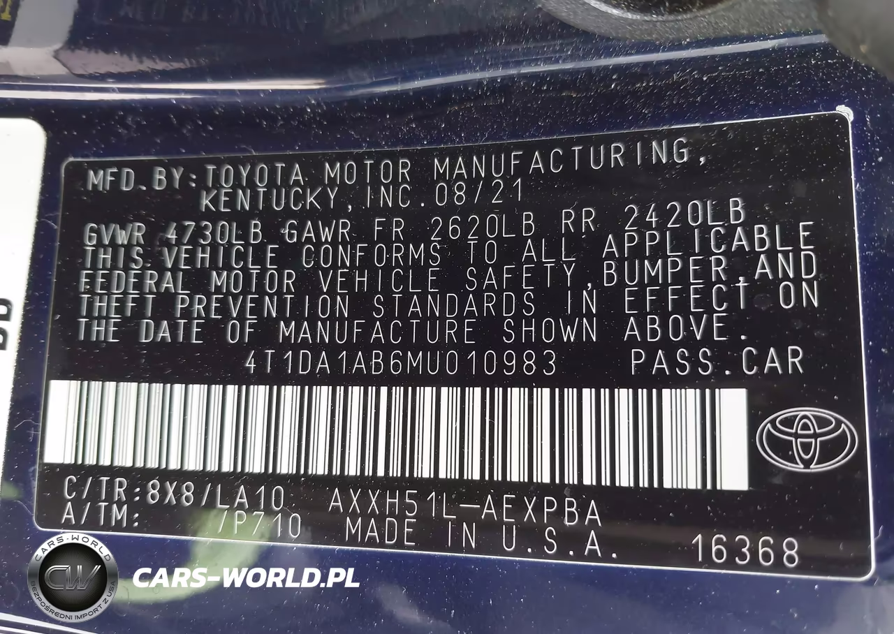 2021 Toyota Avalon Limited Hybrid VIN:4T1DA1AB6MU010983 - 9