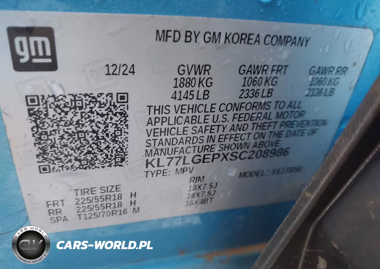 2025 Chevrolet Trax Fwd 1Rs VIN:KL77LGEPXSC208986 - 9