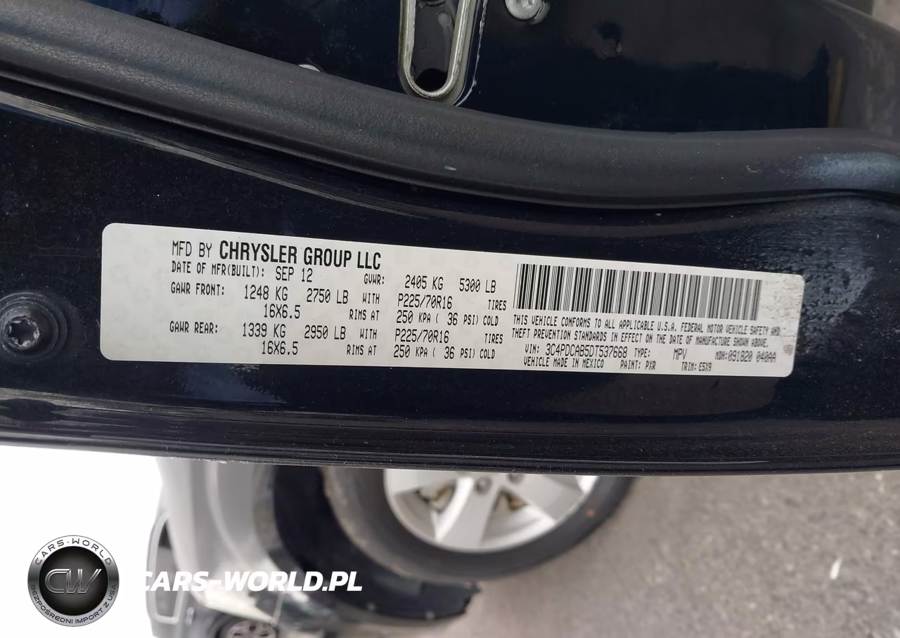 2013 Dodge Journey American Value Pkg VIN:3C4PDCAB5DT537668 - 9