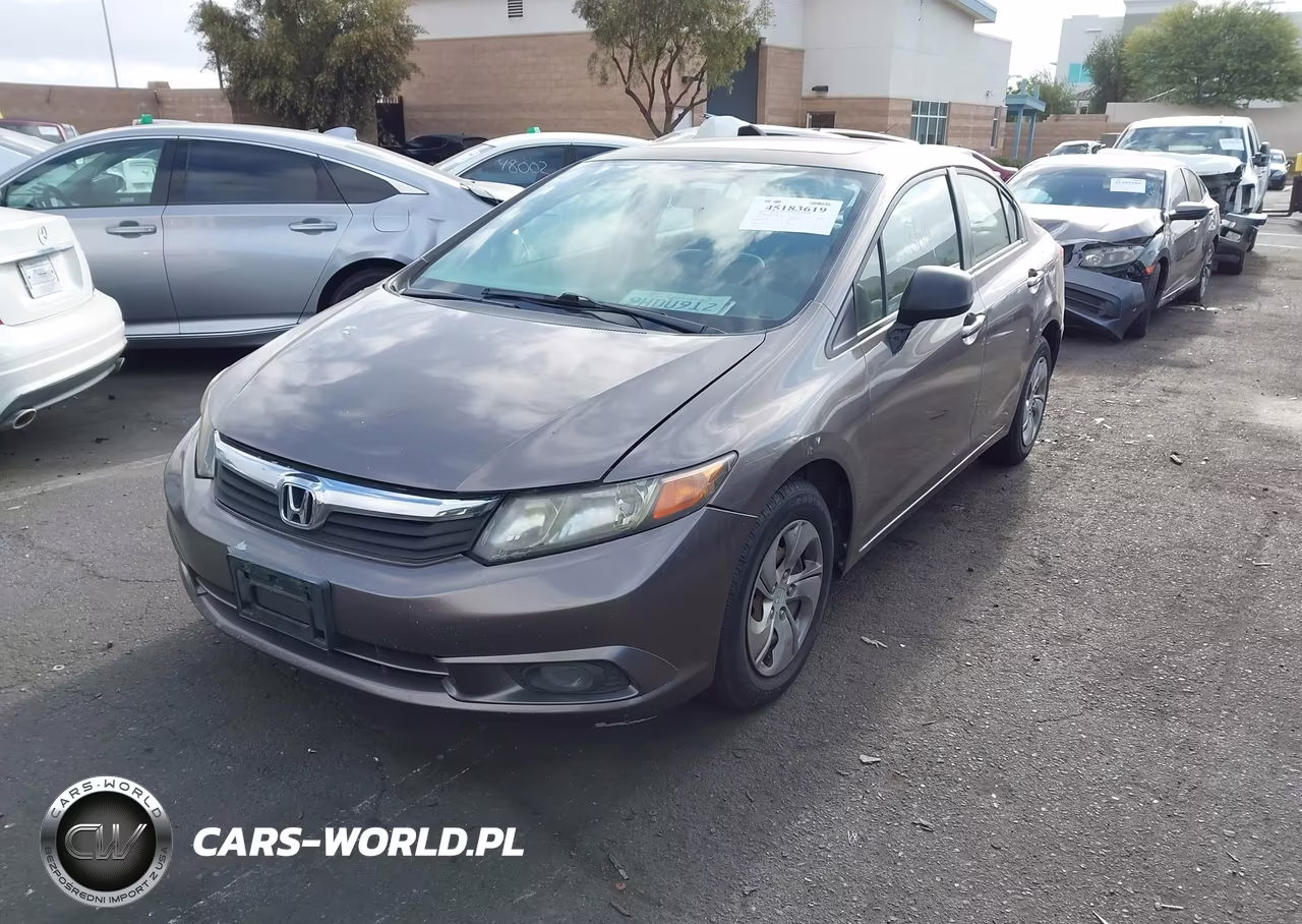 2012 Honda Civic Ex VIN:2HGFB2F80CH317291 - 2