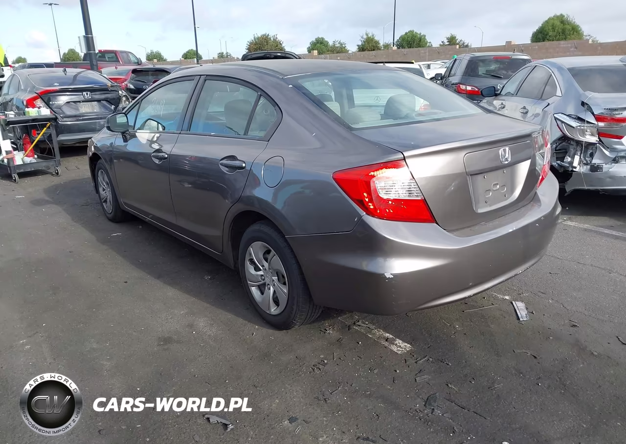 2012 Honda Civic Ex VIN:2HGFB2F80CH317291 - 3