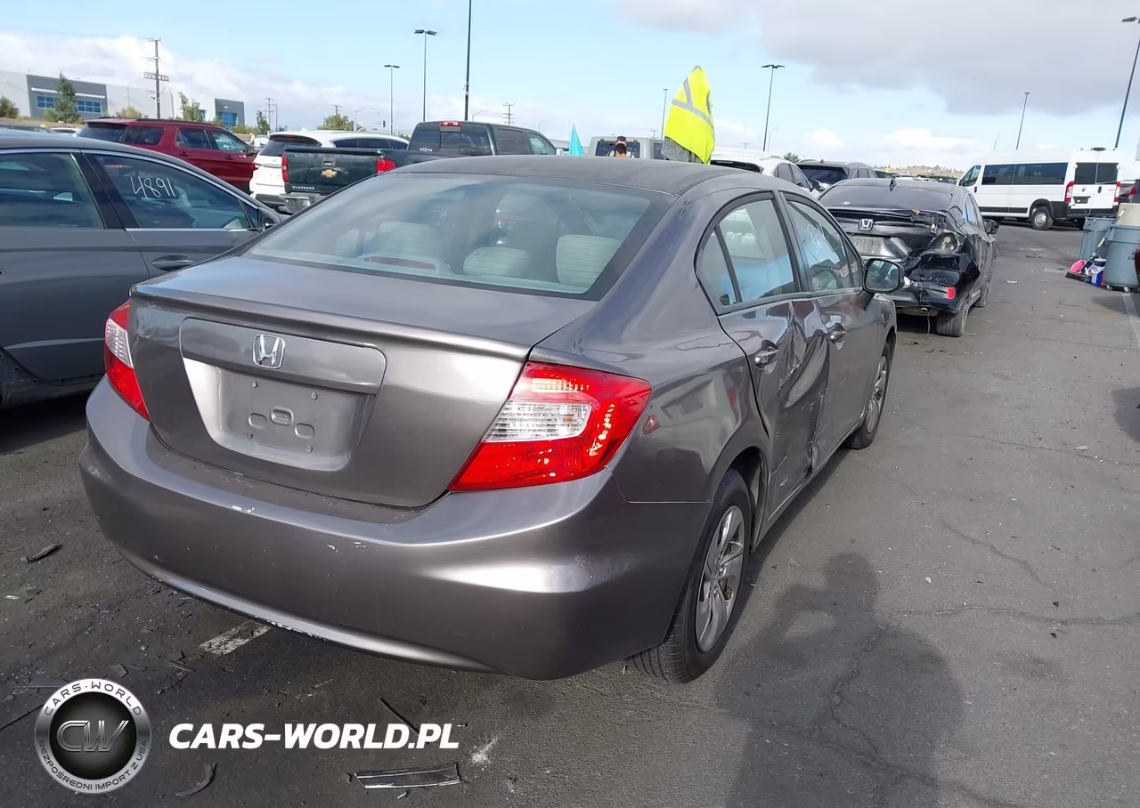 2012 Honda Civic Ex VIN:2HGFB2F80CH317291 - 4