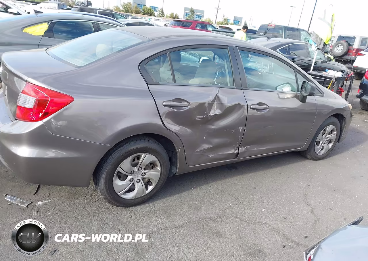 2012 Honda Civic Ex VIN:2HGFB2F80CH317291 - 6