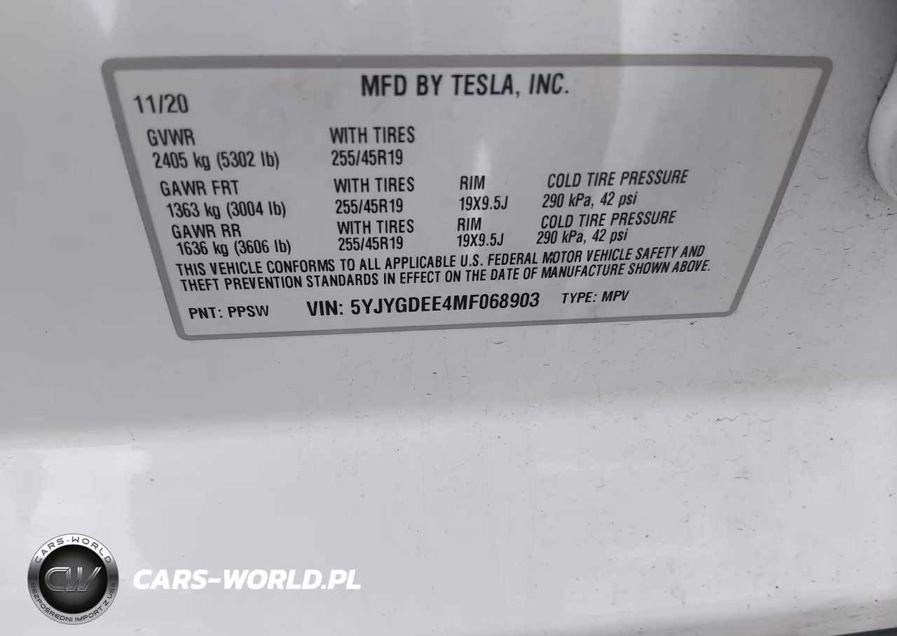 2021 Tesla Model Y Long Range Dual Motor All-Wheel Drive VIN:5YJYGDEE4MF068903 - 8