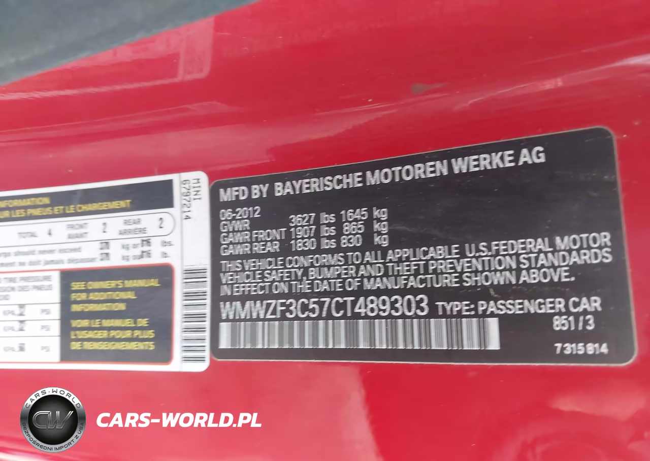 2012 Mini Cooper Clubman VIN:WMWZF3C57CT489303 - 9