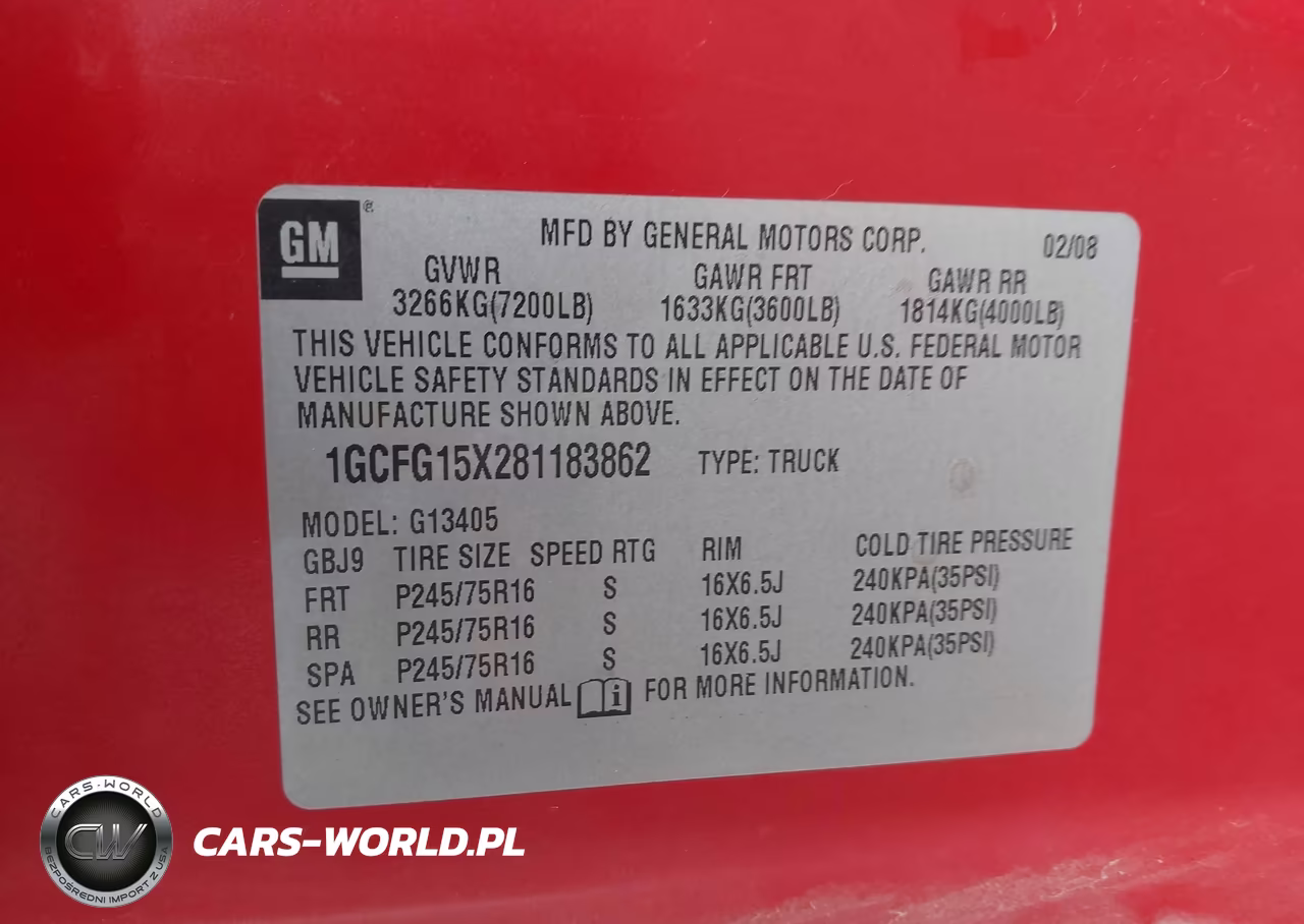 2008 Chevrolet Express Work Van VIN:1GCFG15X281183862 - 9