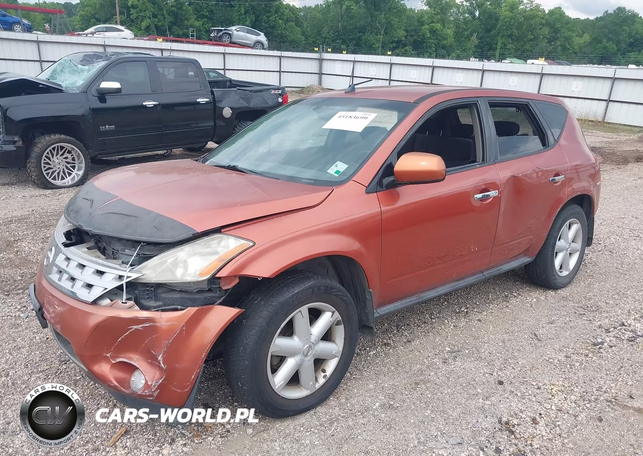 2003 Nissan Murano Se VIN:JN8AZ08T63W109156 - 2