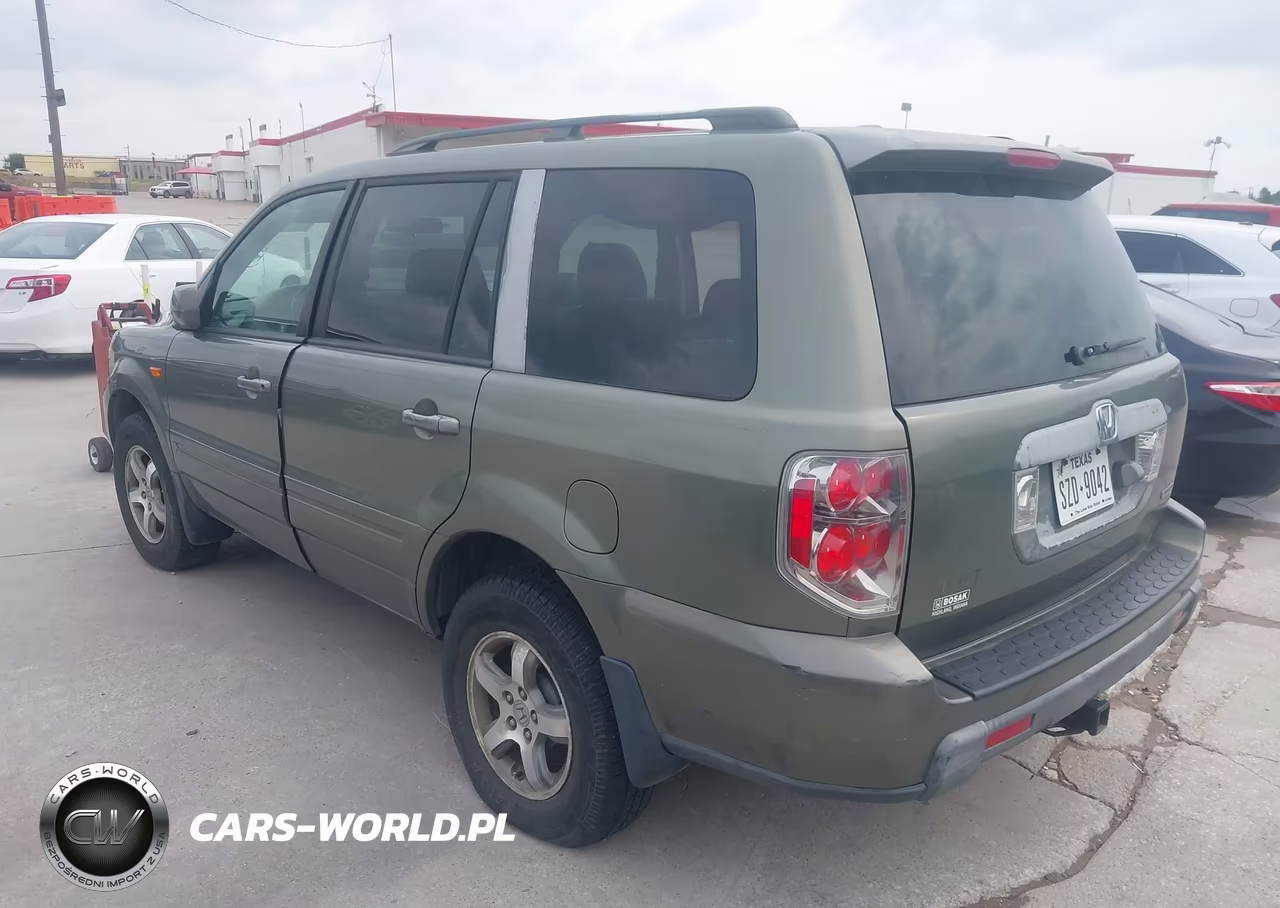 2007 Honda Pilot Ex-L VIN:5FNYF18737B012325 - 3