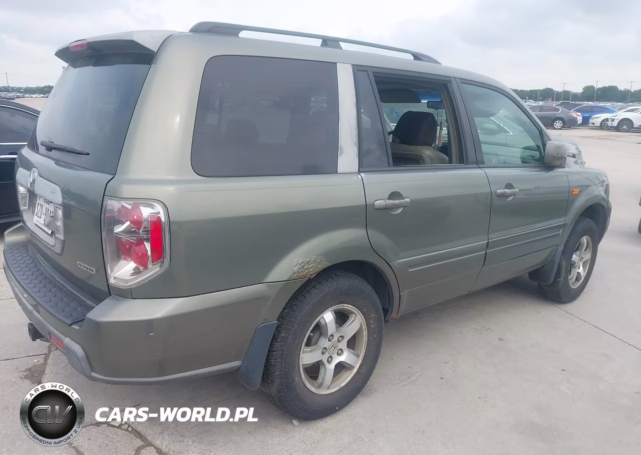 2007 Honda Pilot Ex-L VIN:5FNYF18737B012325 - 4