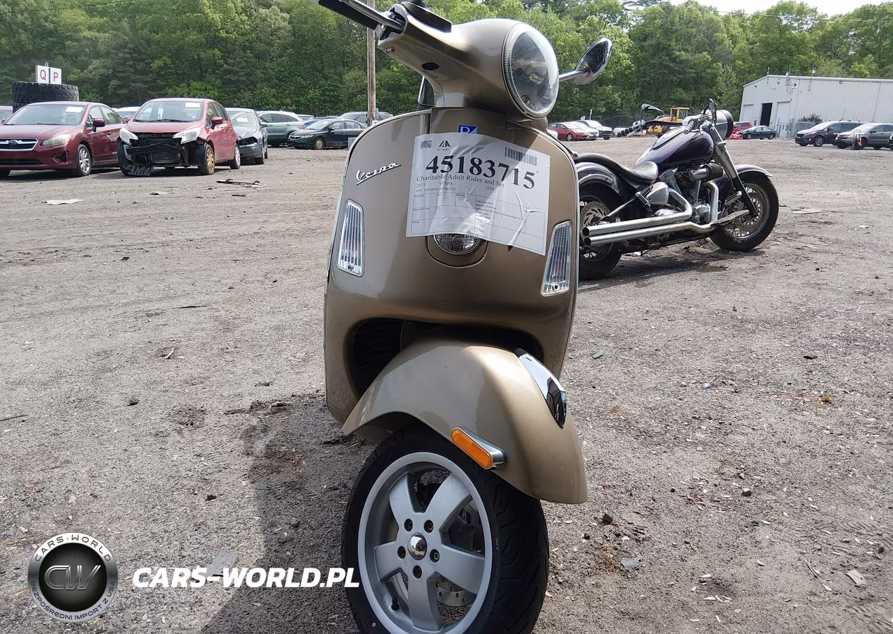 2013 Vespa Gts 300 Super VIN:ZAPM459L9D5801372 - 5