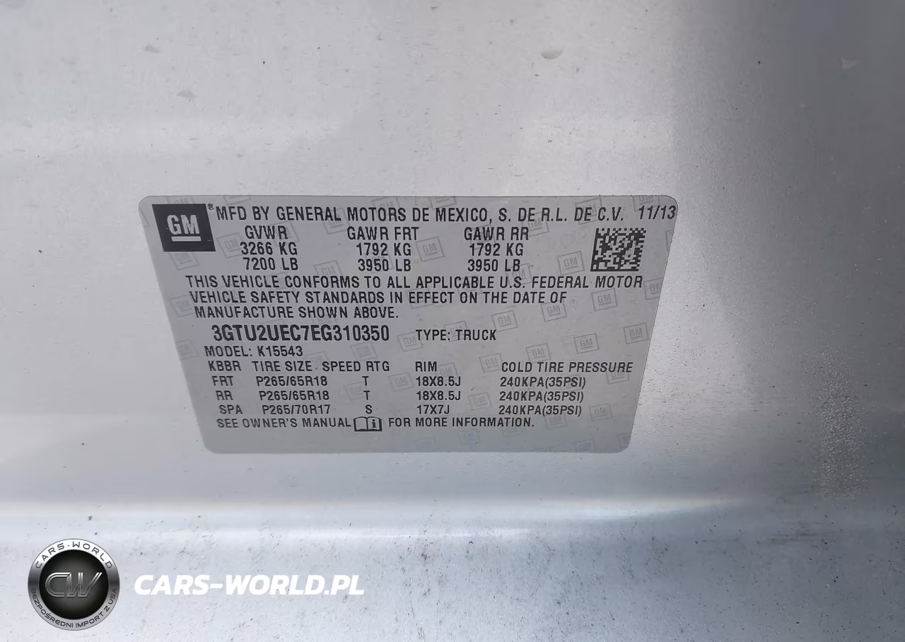 2014 GMC Sierra 1500 Sle VIN:3GTU2UEC7EG310350 - 9