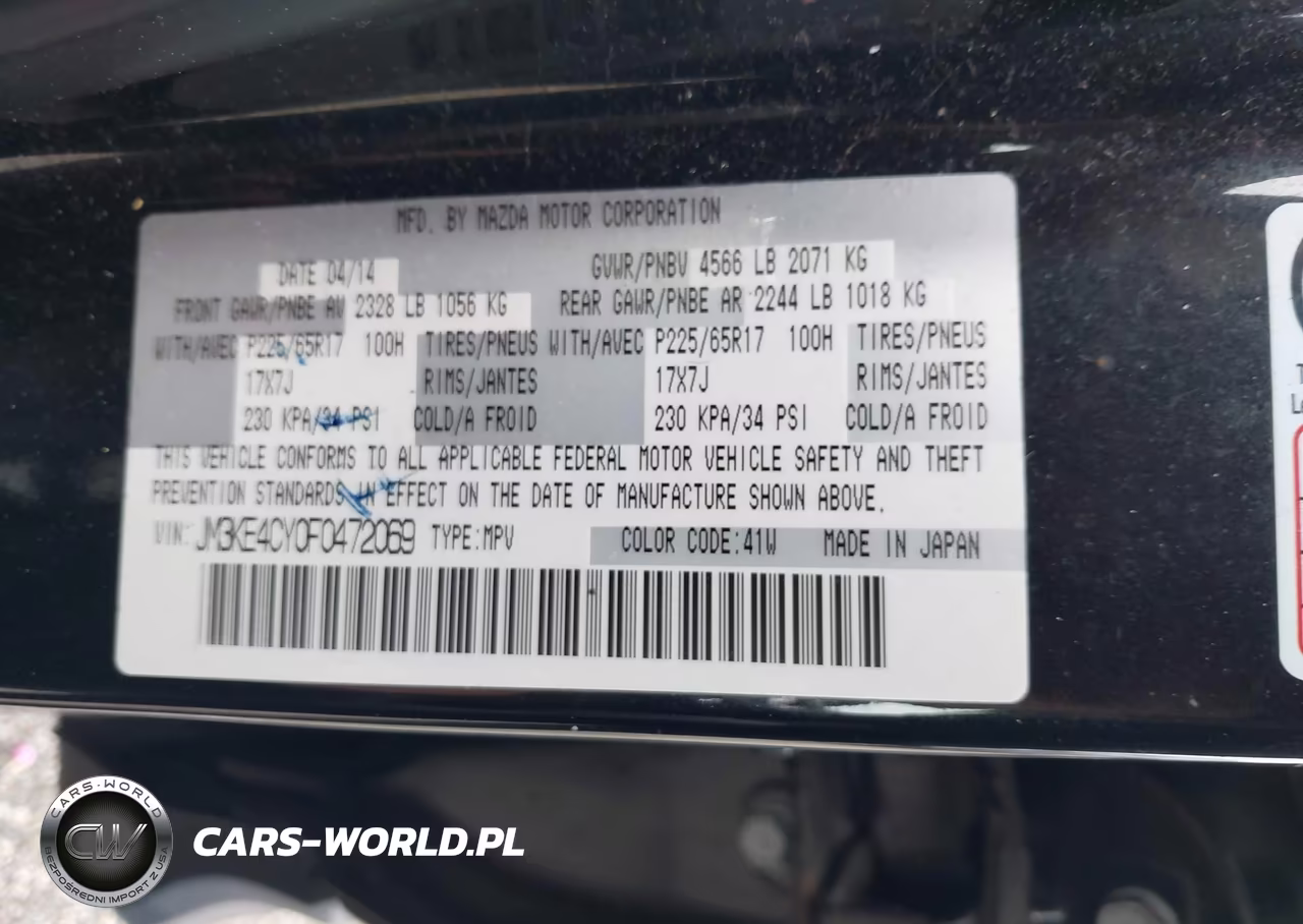 2015 Mazda Cx-5 Touring VIN:JM3KE4CY0F0472069 - 9