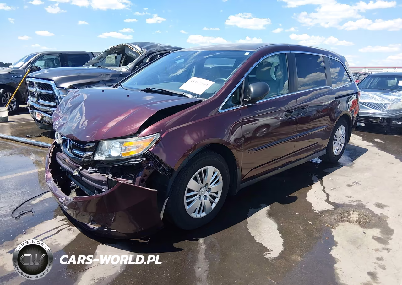 2014 Honda Odyssey Lx VIN:5FNRL5H23EB028997 - 2