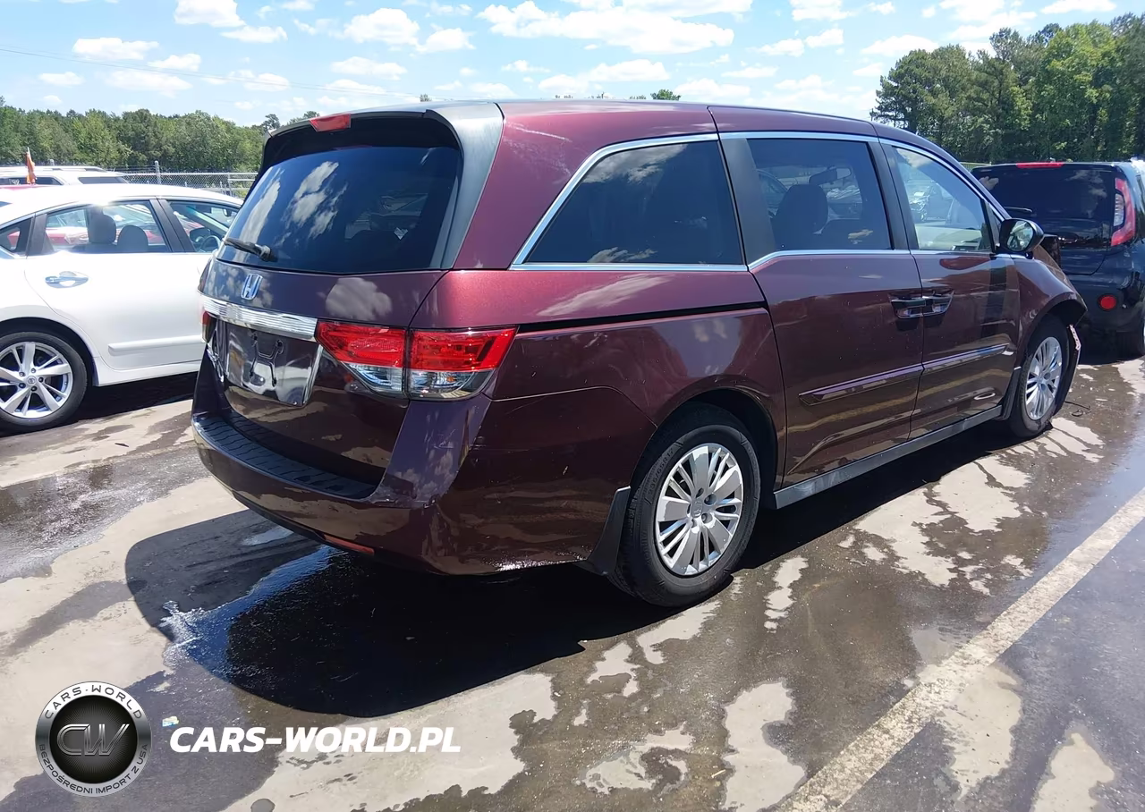 2014 Honda Odyssey Lx VIN:5FNRL5H23EB028997 - 4