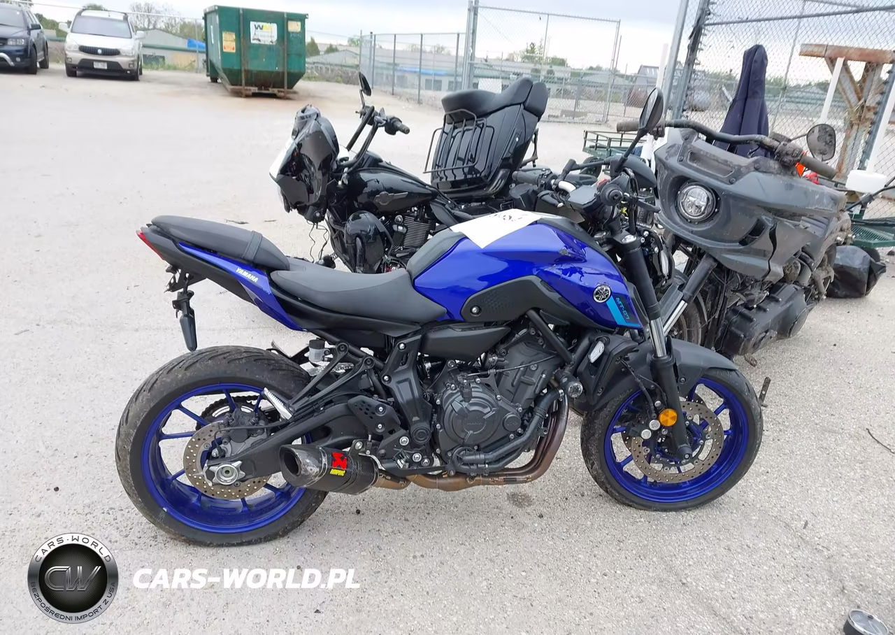 2022 Yamaha Mt07 VIN:JYARM32E9NA003921 - 12