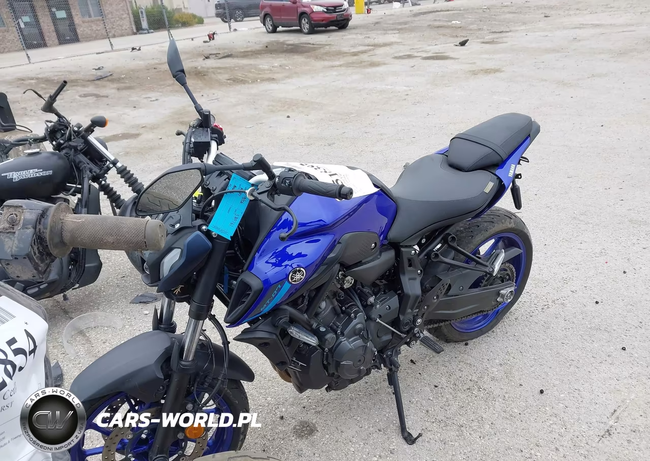 2022 Yamaha Mt07 VIN:JYARM32E9NA003921 - 2