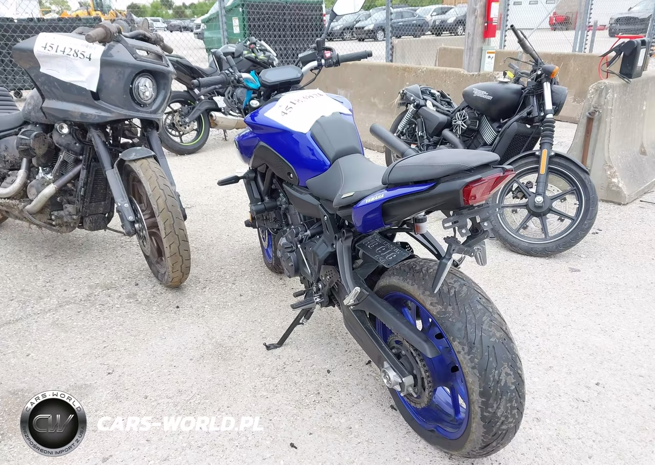 2022 Yamaha Mt07 VIN:JYARM32E9NA003921 - 3