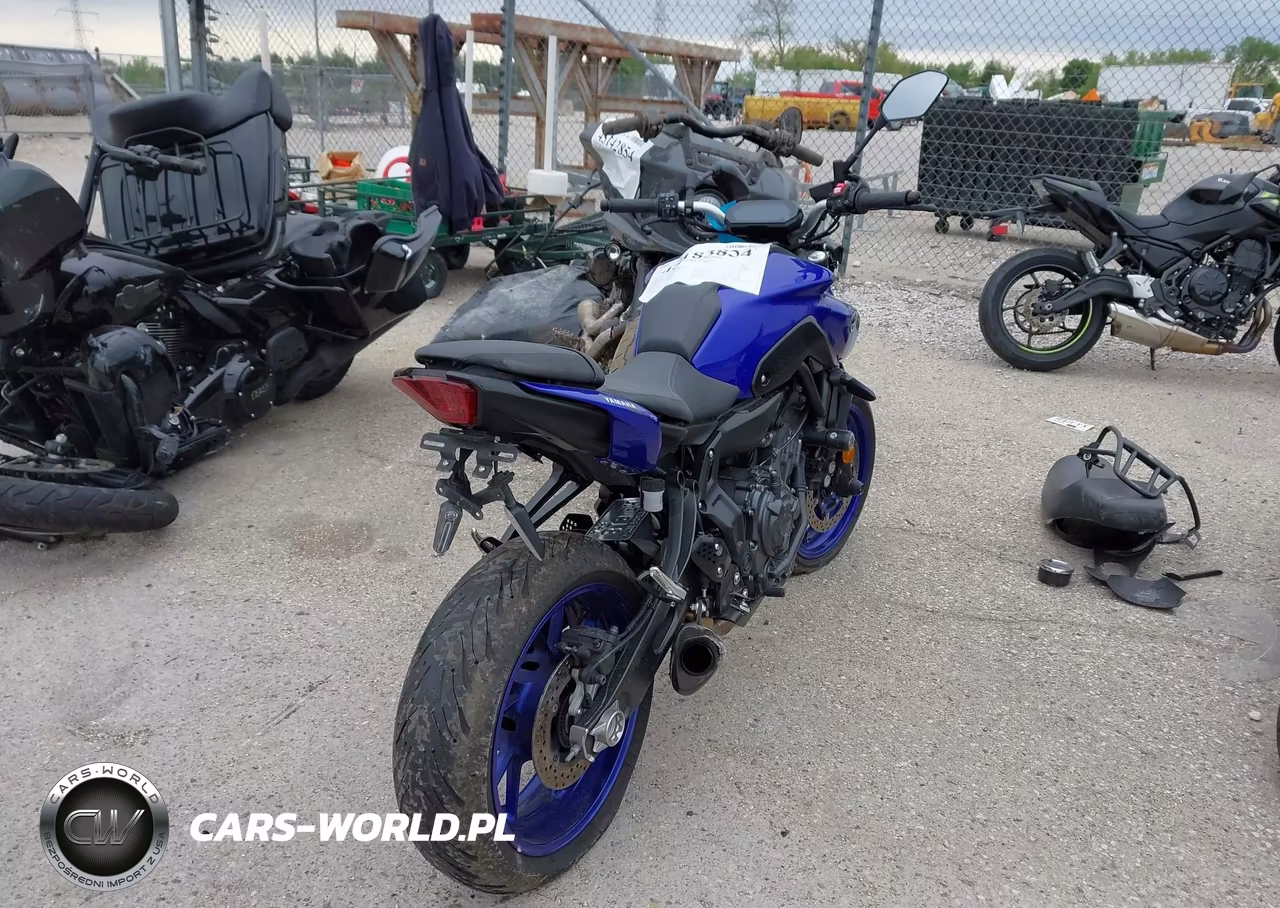 2022 Yamaha Mt07 VIN:JYARM32E9NA003921 - 4