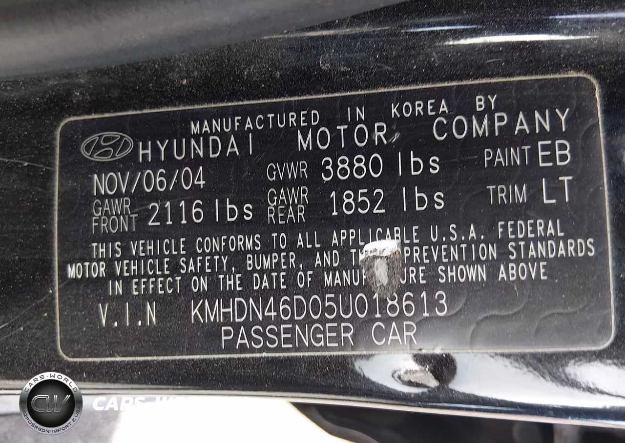 2005 Hyundai Elantra Gls-Gt VIN:KMHDN46D05U018613 - 9