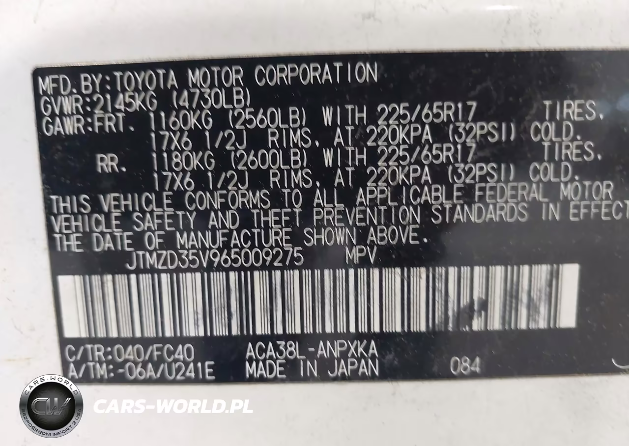 2006 Toyota Rav4 VIN:JTMZD35V965009275 - 9