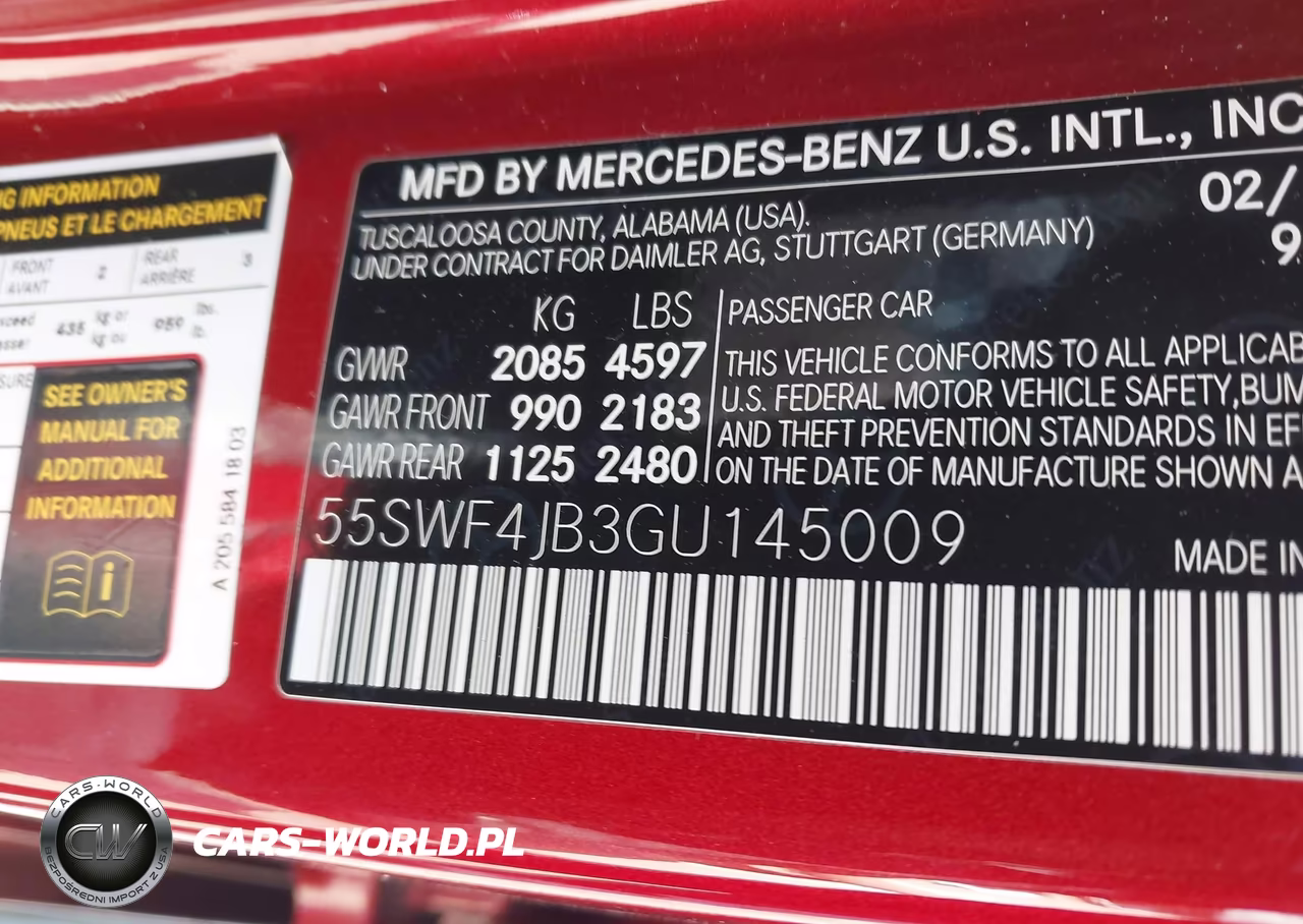 2016 Mercedes-Benz C 300 VIN:55SWF4JB3GU145009 - 9