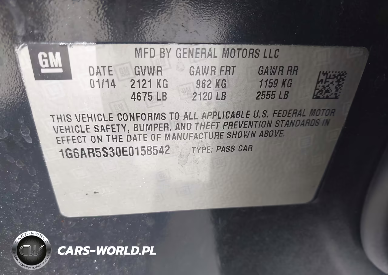 2014 Cadillac Cts Luxury VIN:1G6AR5S30E0158542 - 9