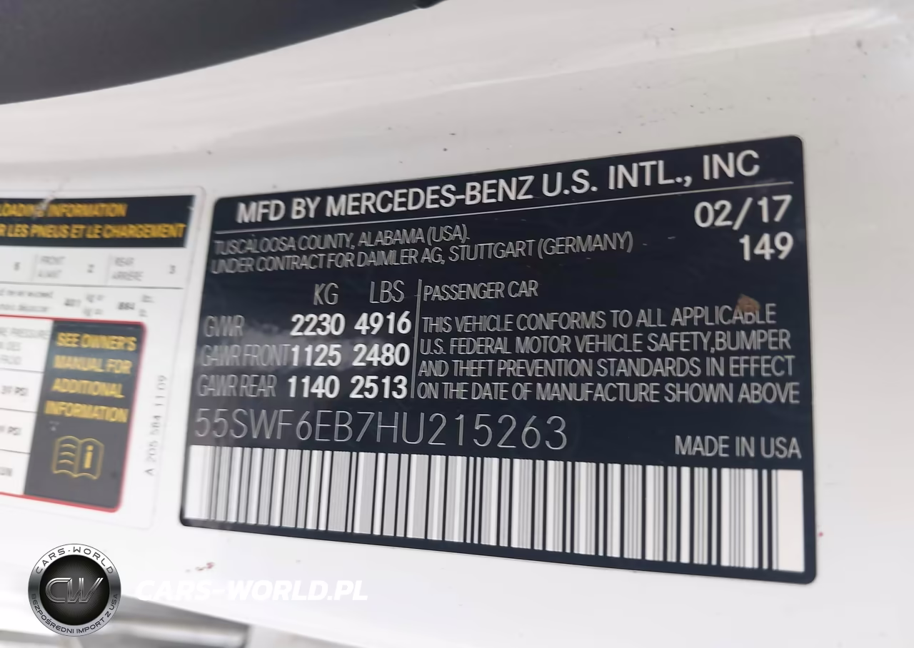 2017 Mercedes-Benz Amg C 43 4Matic VIN:55SWF6EB7HU215263 - 9