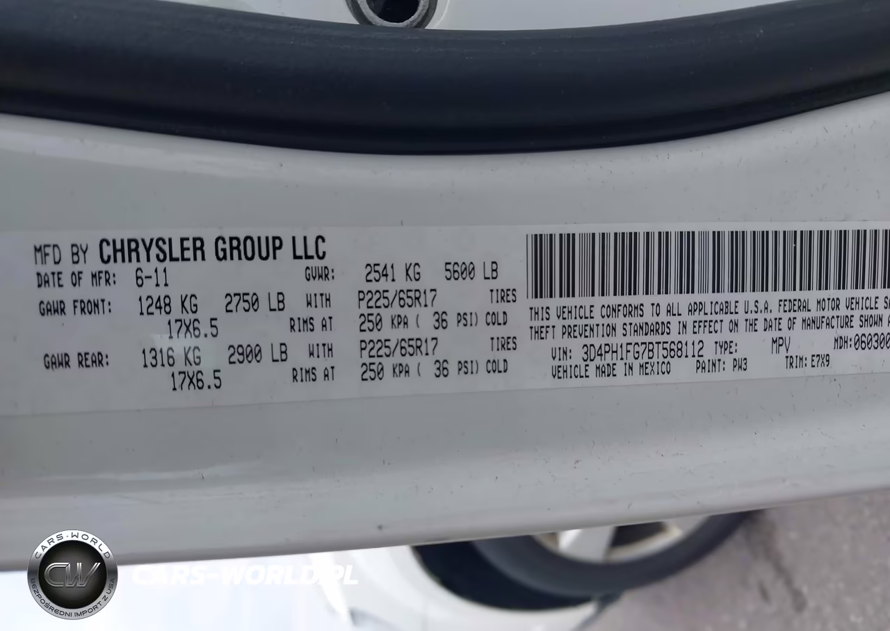 2011 Dodge Journey Mainstreet VIN:3D4PH1FG7BT568112 - 9