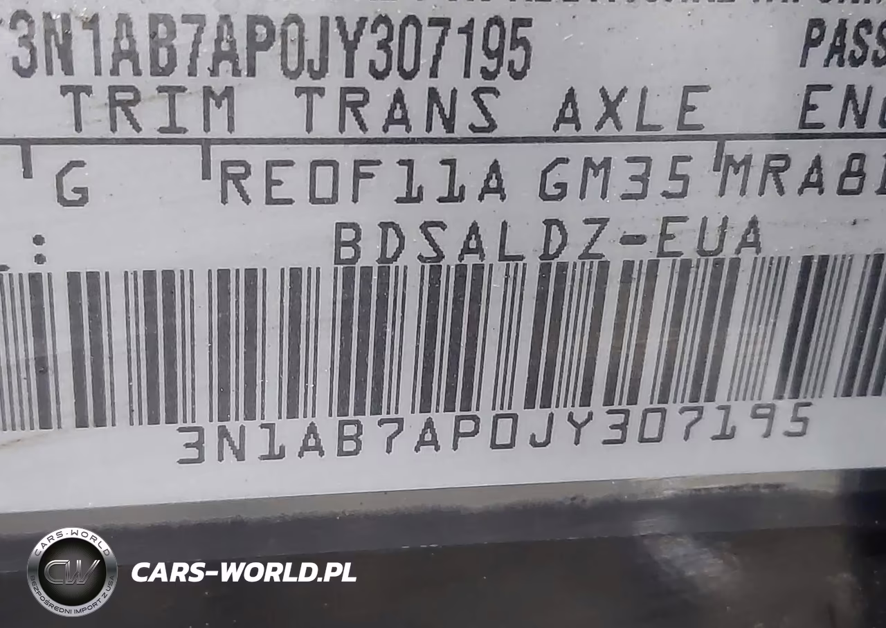NISSAN SENTRA VIN:3N1AB7AP0JY307195 - 9