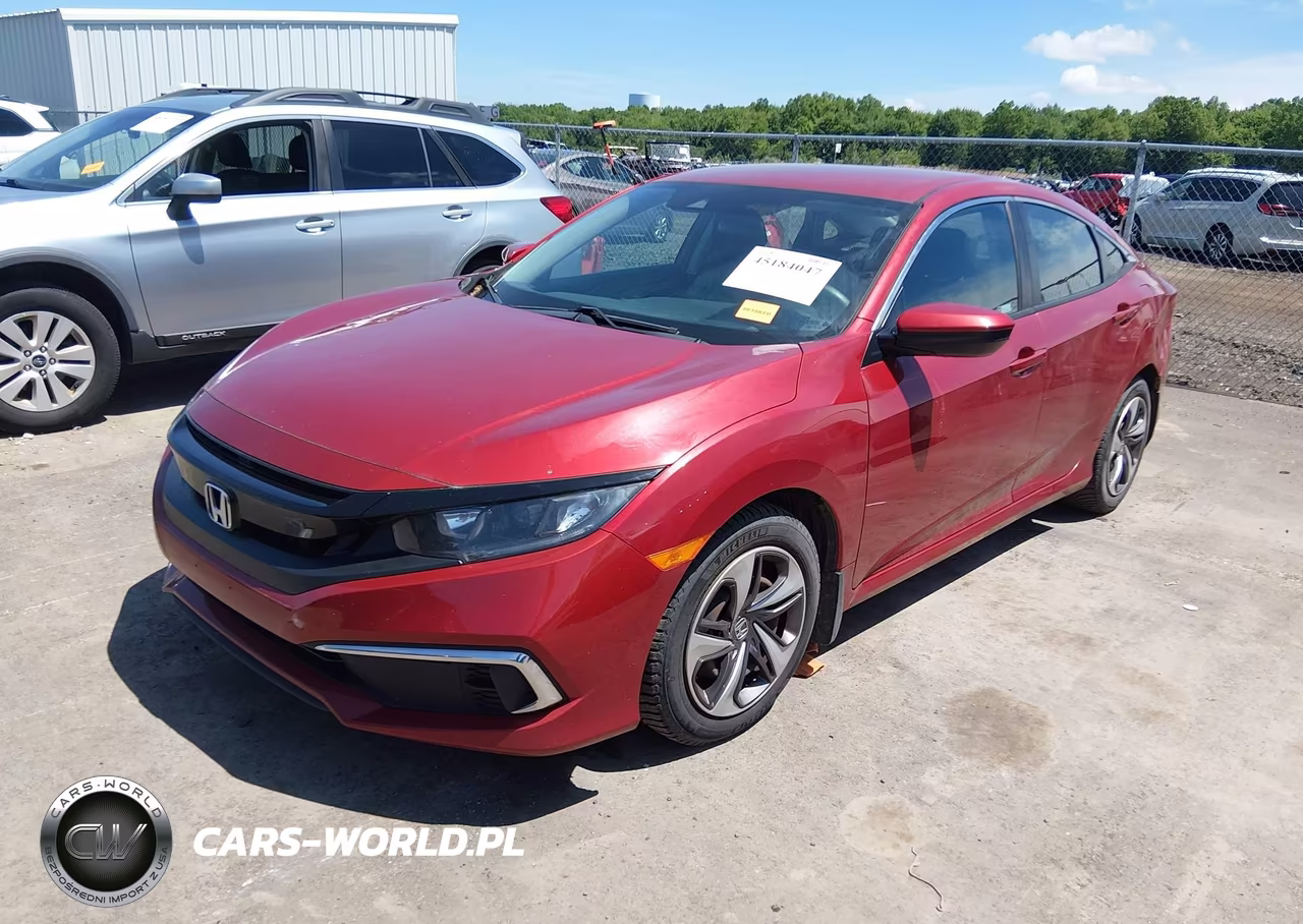 2019 Honda Civic Lx VIN:19XFC2F68KE028258 - 2