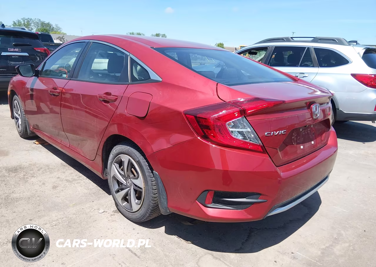 2019 Honda Civic Lx VIN:19XFC2F68KE028258 - 3