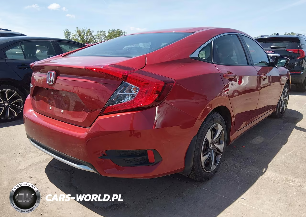 2019 Honda Civic Lx VIN:19XFC2F68KE028258 - 4