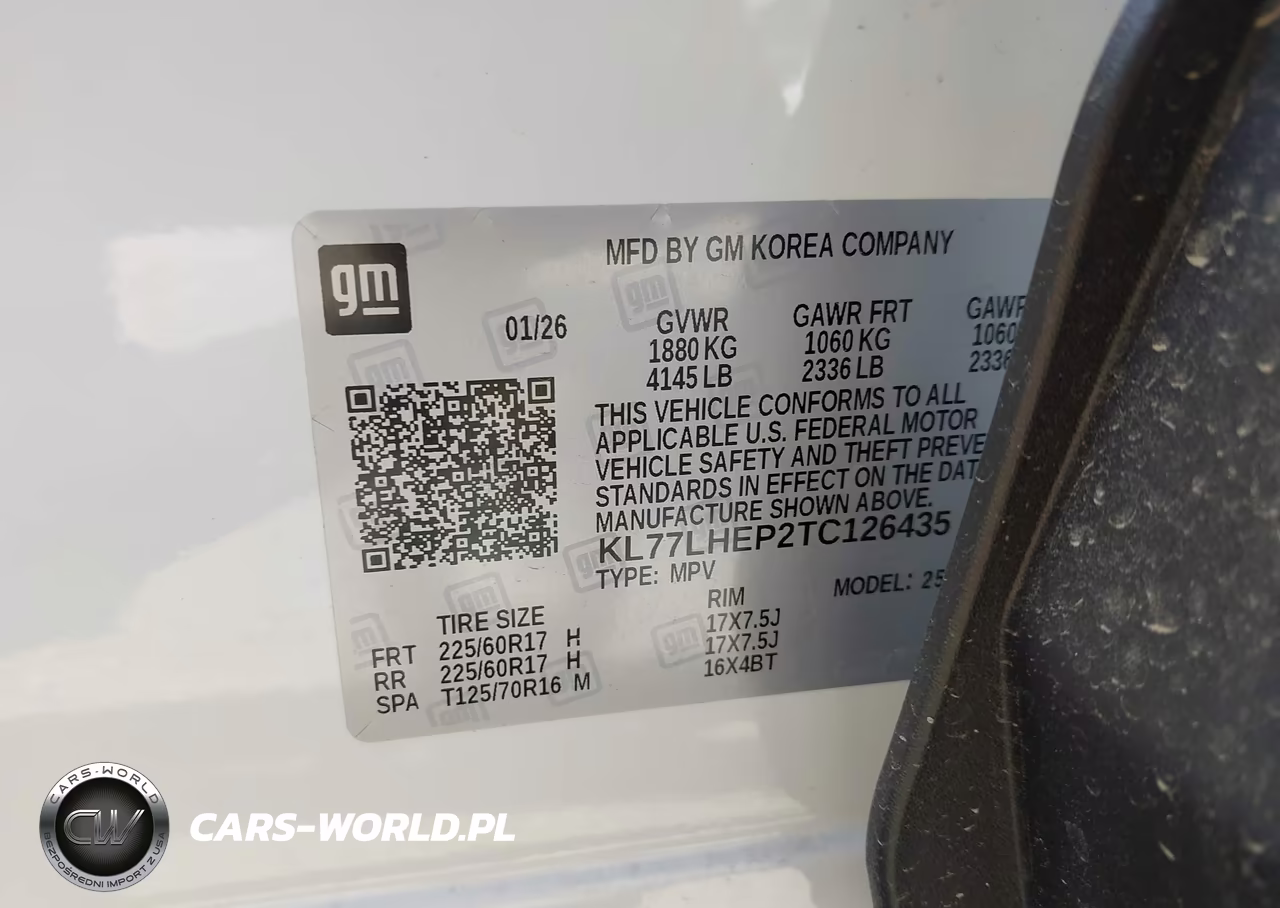 2026 Chevrolet Trax Fwd Lt VIN:KL77LHEP2TC126435 - 9
