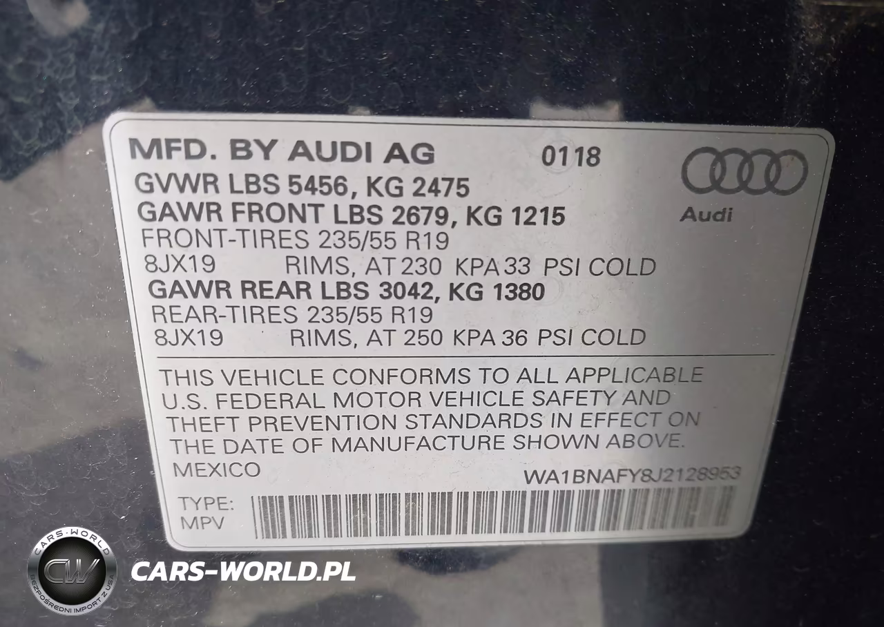 2018 Audi Q5 2.0T Premium-2.0T Tech Premium VIN:WA1BNAFY8J2128953 - 9
