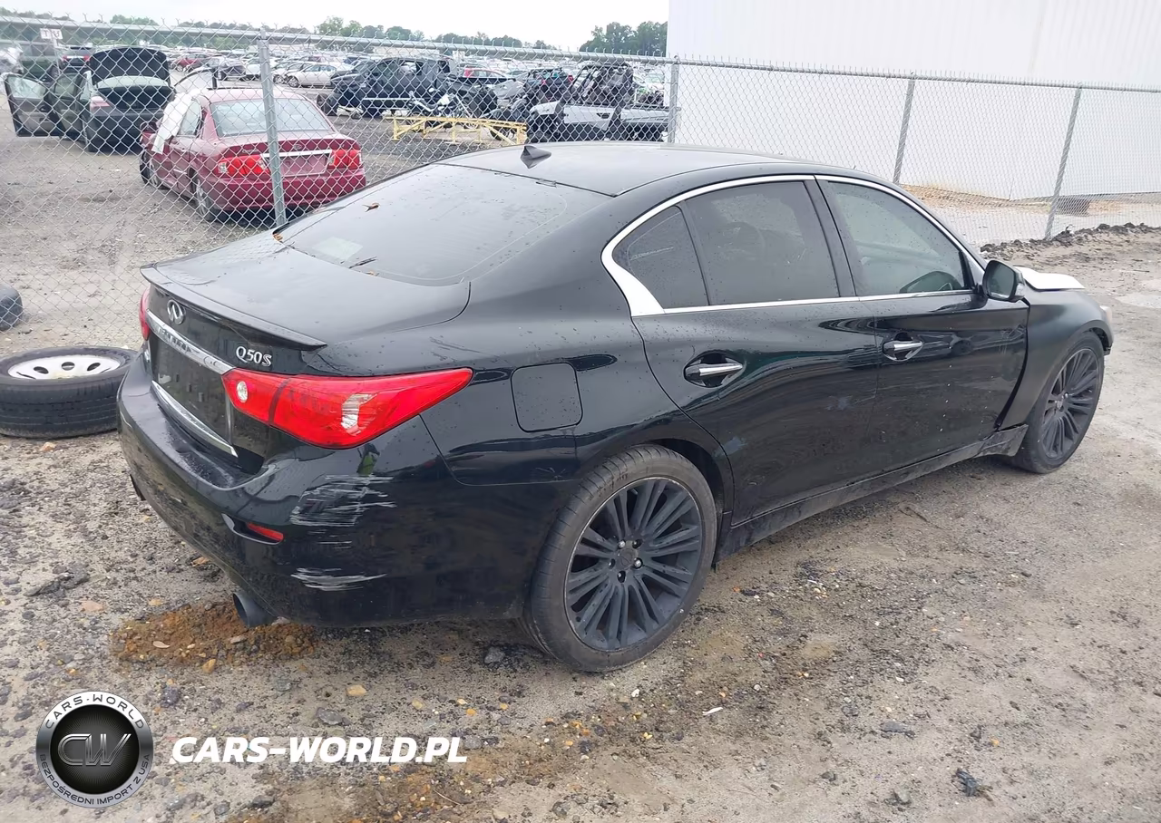 2016 Infiniti Q50 3.0T Red Sport 400 VIN:JN1FV7AR3GM451995 - 4