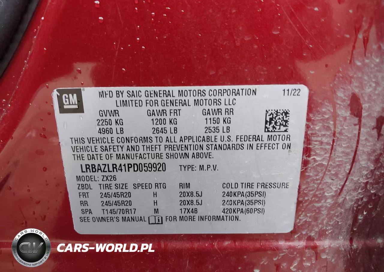 2023 Buick Envision Preferred Fwd VIN:LRBAZLR41PD059920 - 9
