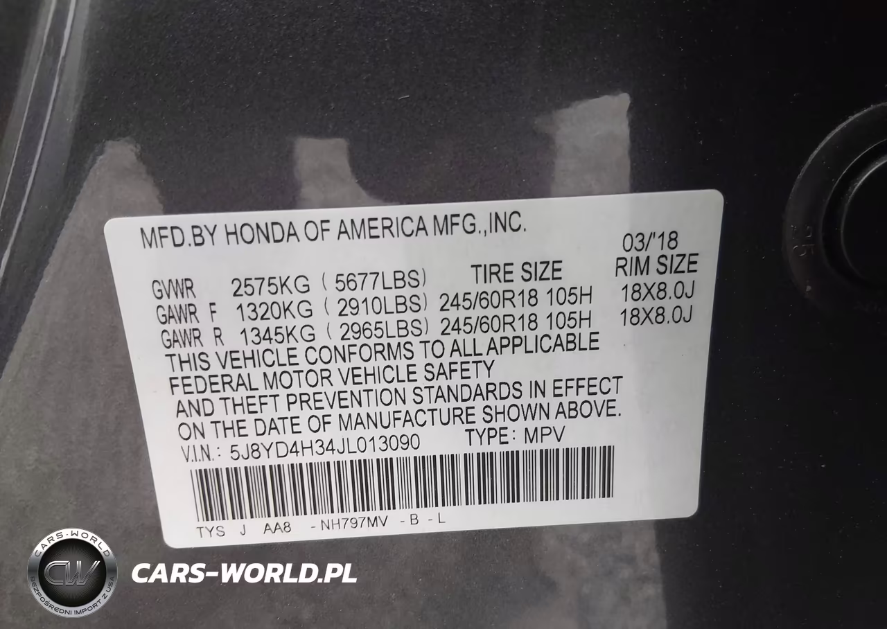 2018 Acura Mdx VIN:5J8YD4H34JL013090 - 9