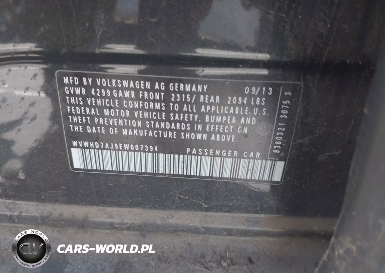 2014 Volkswagen Gti Wolfsburg Edition VIN:WVWHD7AJ9EW007394 - 9