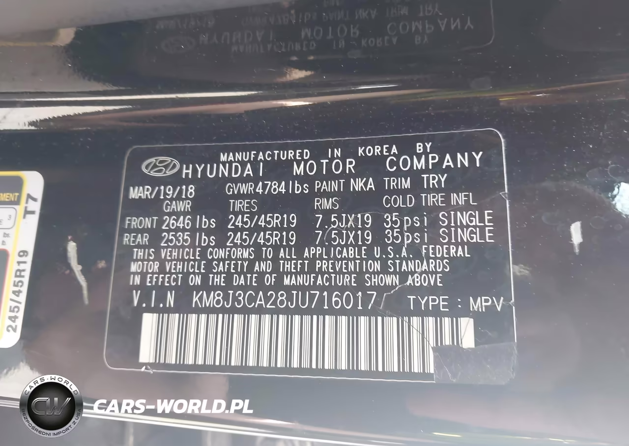 2018 Hyundai Tucson Value VIN:KM8J3CA28JU716017 - 9