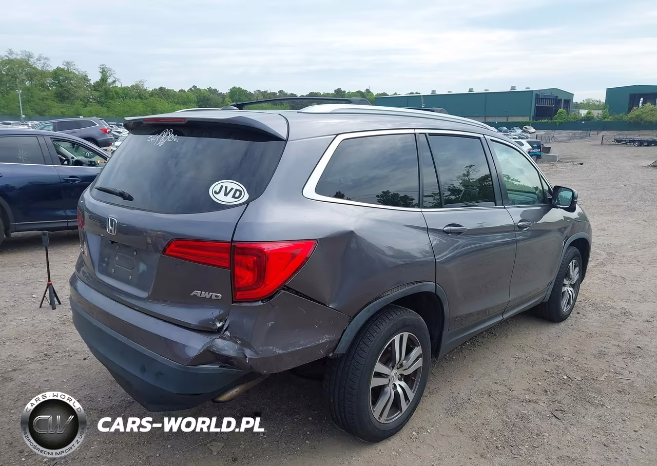 2017 Honda Pilot Ex-L VIN:5FNYF6H76HB081749 - 4